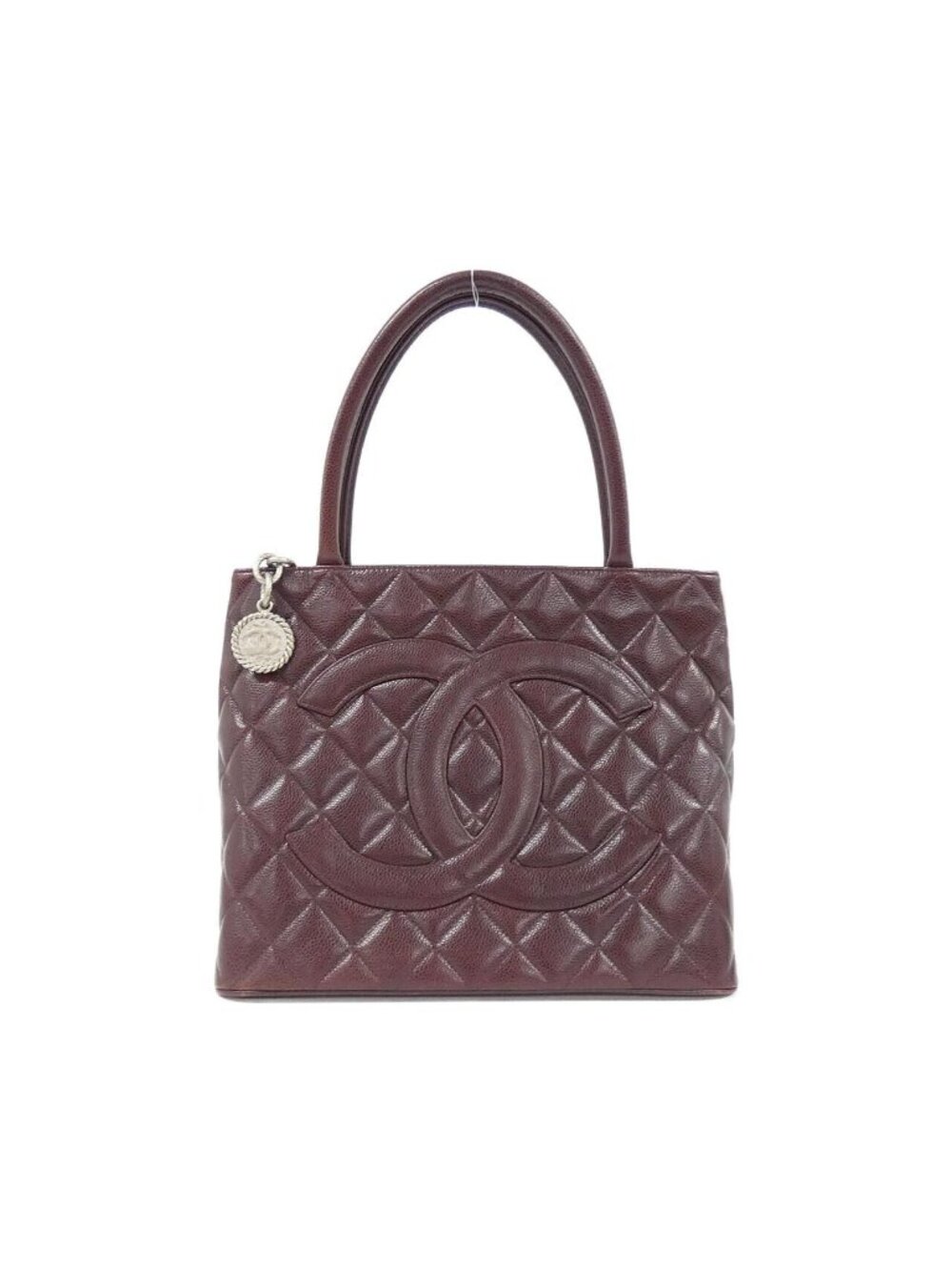 Chanel Vintage Bag Handbag Burgundy
